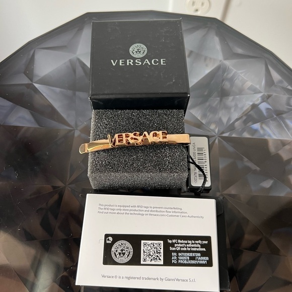 Versace Versace Goldtone Hair Pin - Picture 6 of 8